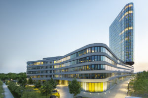 ADAC Zentrale München Headquarter Tower Architekturfotografie