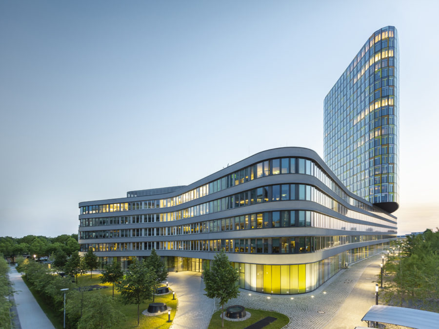 ADAC Zentrale München Headquarter Tower Architekturfotografie