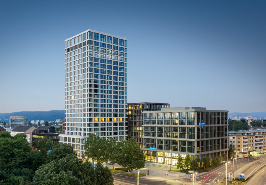 Baloise Park Basel Architekturfoto Luftbild Drohnenfoto