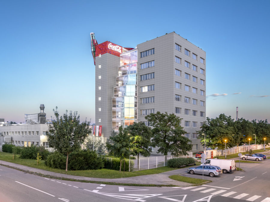 Coca Cola Zagreb Architekturfoto